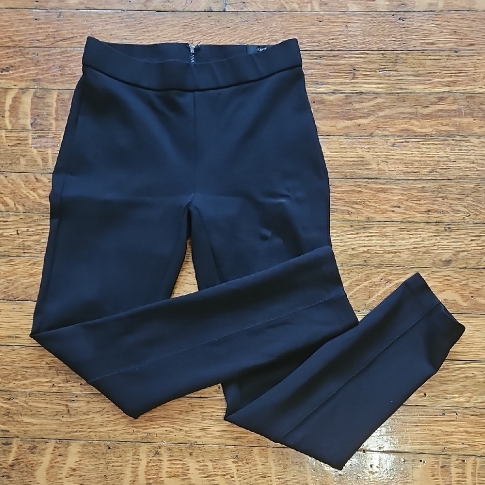 J. Crew Black Pixie Pant in Stretch Ponte